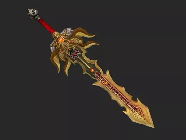 Legendary Sword 3d model Legendary Sword 3d model