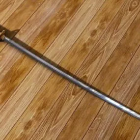 Ancient Samurai Sword 3d model