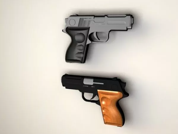 Halo Gaming Handgun 3d model