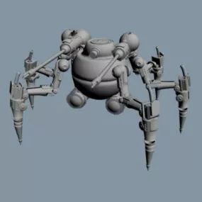 Walking War Robot 3d model