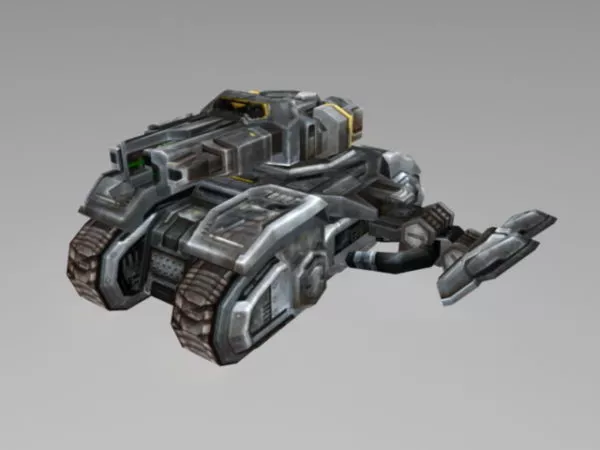 Sci-fi Vehicle Tank 3d model Sci-fi Vehicle Tank 3d model