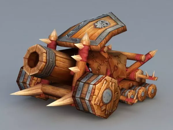 Old Shield Generator 3d model
