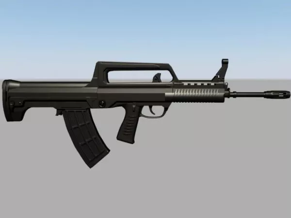 Qbz-95 Automatic Rifle 3d model Qbz-95 Automatic Rifle 3d model