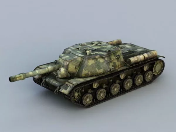 Is-152 Tank Destroyer 3d model Is-152 Tank Destroyer 3d model