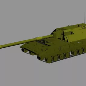 Self Propelled Artillery 3d model
