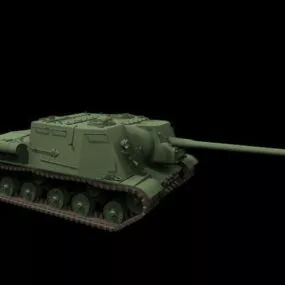 Wwii Panzer Tank 3d model