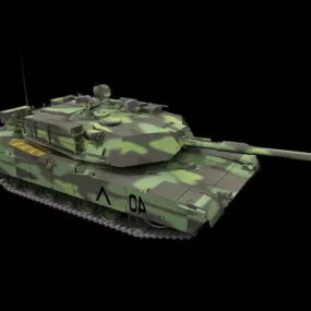 M1a1 Abrams Tank 3d model