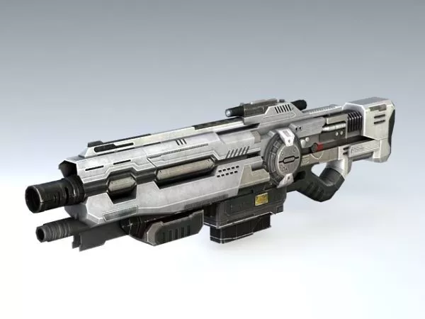 Sci Fi Assault Rifle 3d model Sci Fi Assault Rifle 3d model