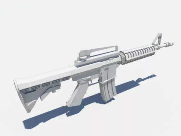 Assault Rifle 3d model Assault Rifle 3d model