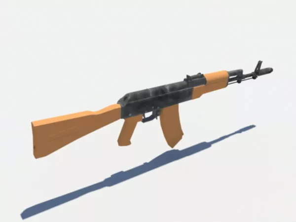 Ak-47 Assault Rifle 3d model Ak-47 Assault Rifle 3d model