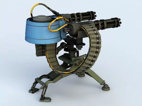 Sentry Turret 3d model Sentry Turret 3d model