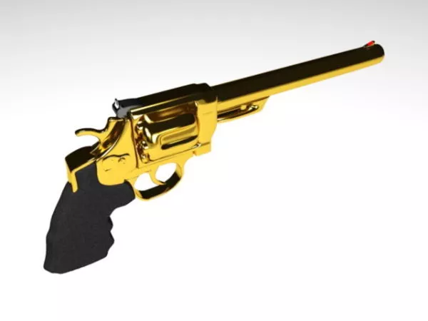 Pepperbox Revolver Gun 3d model
