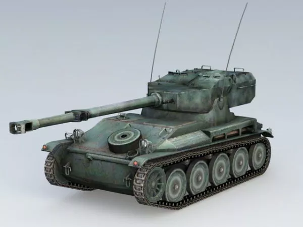 Amx 12t Tank 3d model Amx 12t Tank 3d model