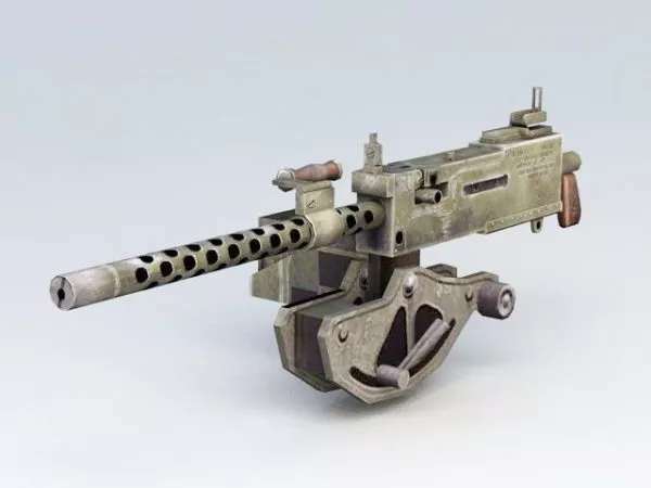 30 Caliber Machine Gun 3d model 30 Caliber Machine Gun 3d model