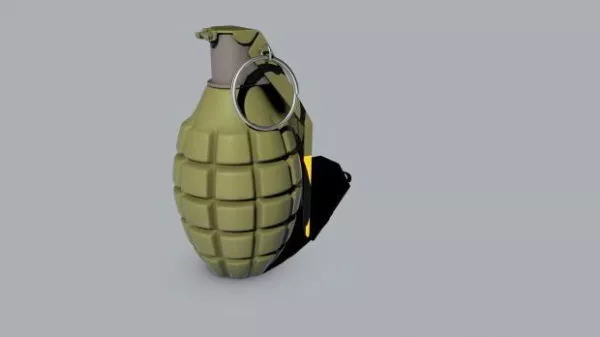 Biohazard Grenade 3d model