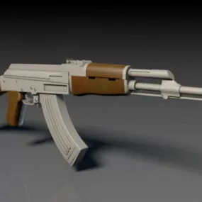 Ak-47 Rifle 3d model