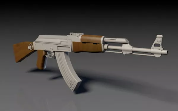 Ak-47 Rifle 3d model Ak-47 Rifle 3d model