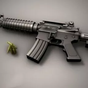 M4a1 Carbine Rifle 3d model