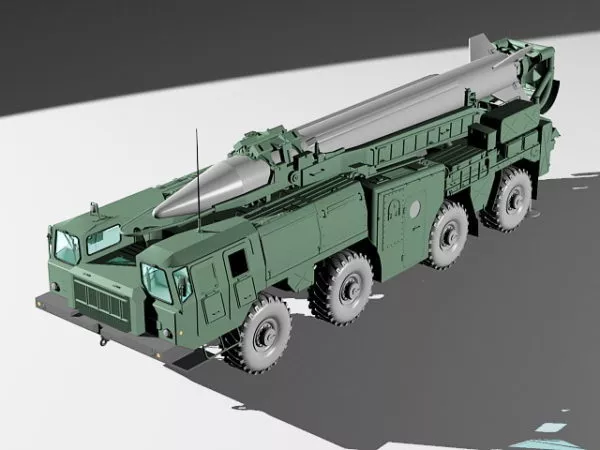 Scud B Missile Launcher Truck Free 3d Model - .3ds - Open3dModel