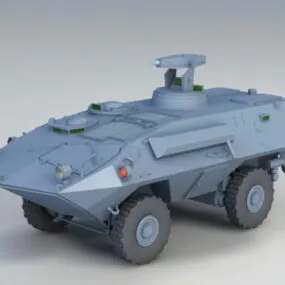 Mowag Piranha Vehicle 3d model