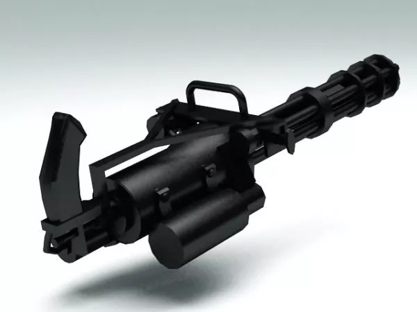 Gatling Gun 3d model Gatling Gun 3d model