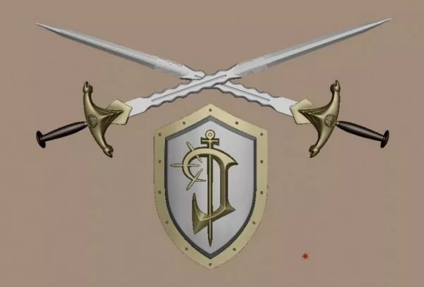 Armor Shield Gaming Style 3d model
