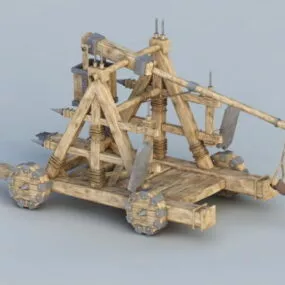 Ancient Rome Catapult 3d model