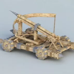 Four-wheeled Carroballista 3d model