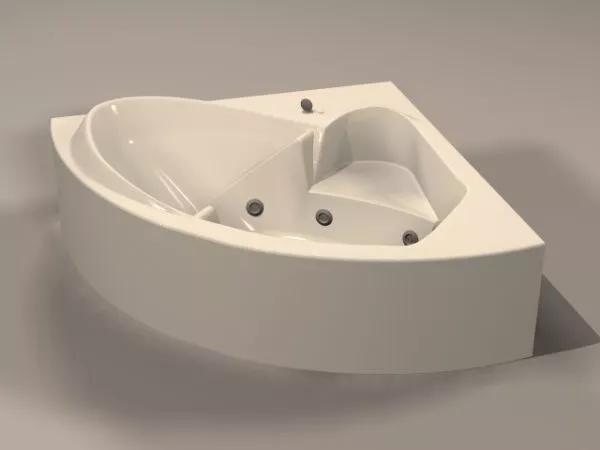 Massage Therapy Tub 3d model Massage Therapy Tub 3d model