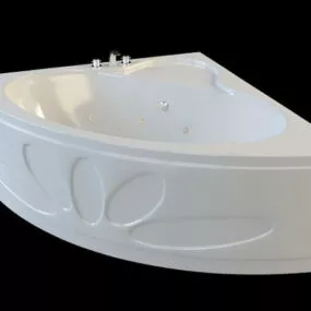 Corner Spa Tub 3d model