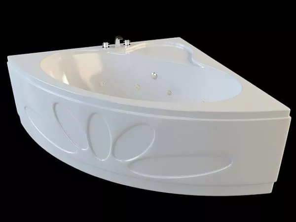 Corner Spa Tub 3d model Corner Spa Tub 3d model