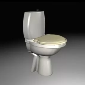 Vintage Toilet 3d model