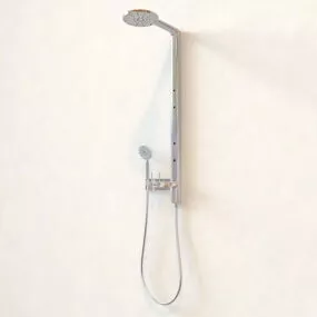 Bathroom Shower Mixer Set 3d model