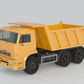 Construction Dump Truck 3d model