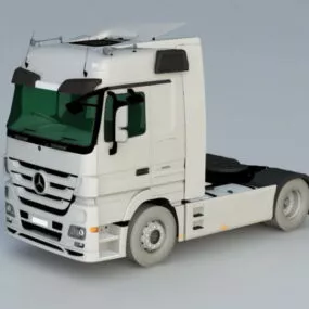 Mercedes-benz Actros Cap Tractor 3d model