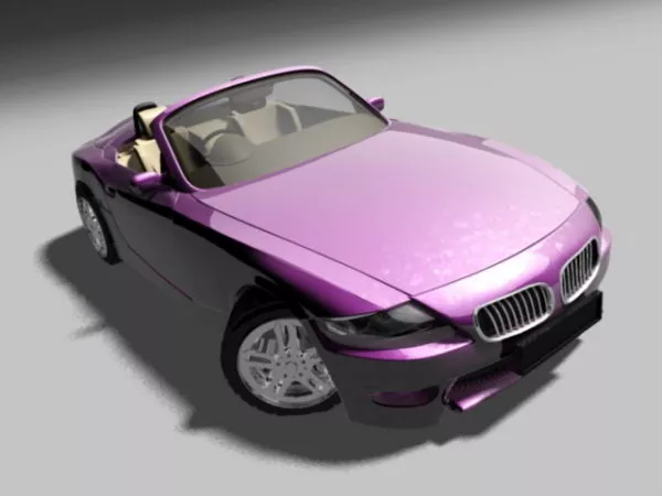 Mini Cooper Convertible Car 3d model