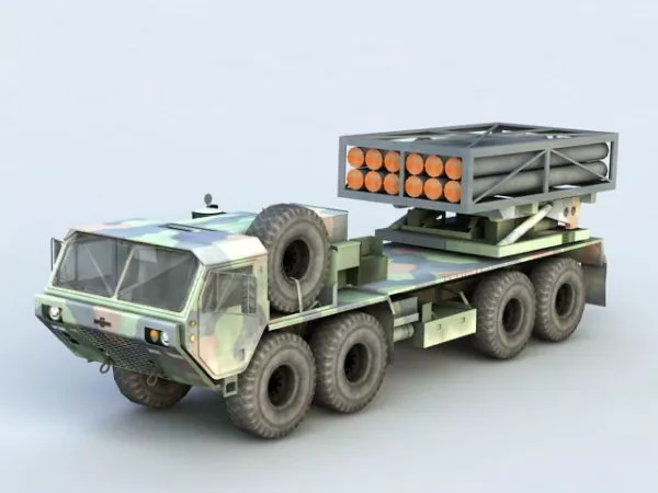 China Df31 Ballistic Missile 3d model