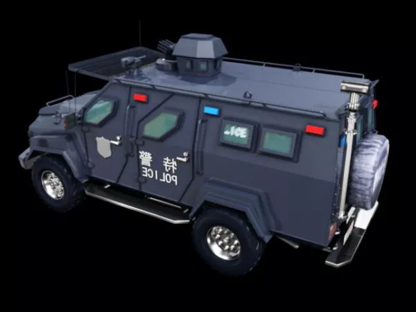Police Swat Vehicle 3d model Police Swat Vehicle 3d model