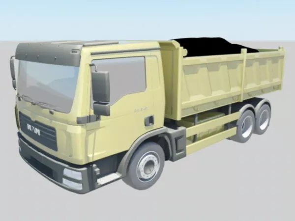 Big Dump Truck 3d model Big Dump Truck 3d model