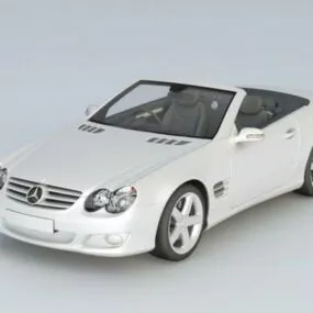 Mercedes Sll 500 Convertible 3d model