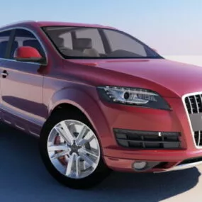 Audi Q7 Red 3d model