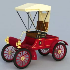 Antique Automobile 3d model