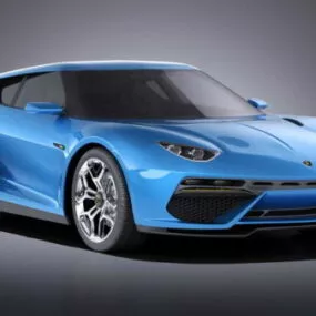 Car Lamborghini Asterion 3d model