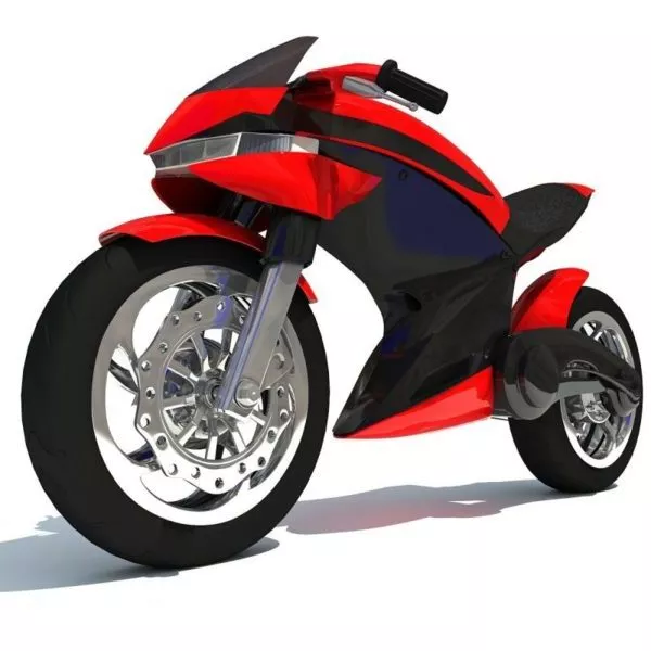 Futuristic Motorcycle 3d model Futuristic Motorcycle 3d model