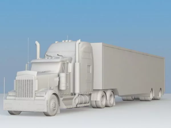 Tractor Grader Truck 3d model