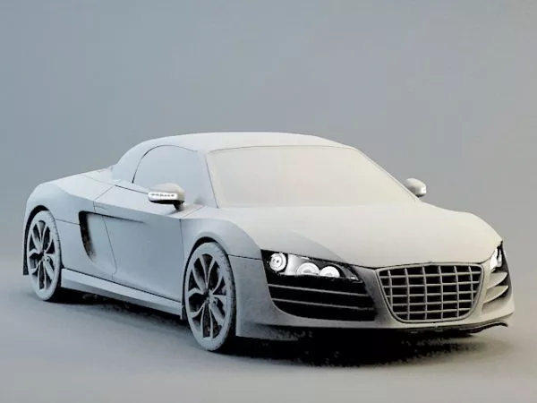 Audi Tt Sedan Car 3d model