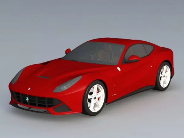 Ferrari Berlinetta Car 3d model Ferrari Berlinetta Car 3d model