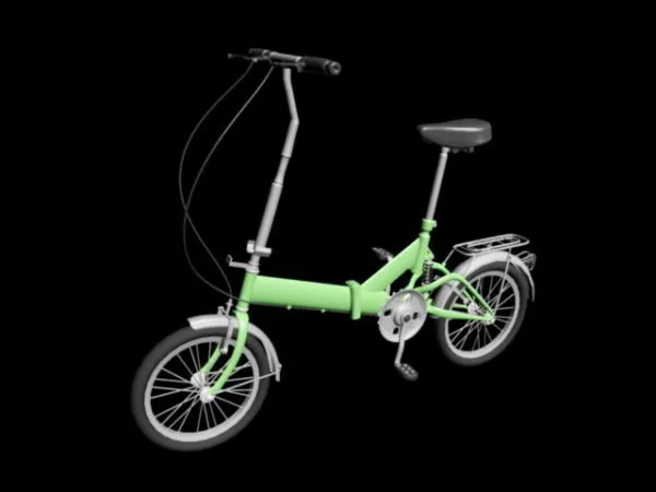 Mountain Bicycle Couple 3d model