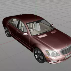 Mercedes S Class Sedan Car 3d model