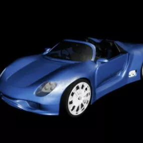 Porsche 918 Spyder Car 3d model